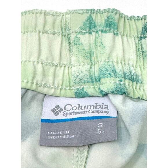Columbia Women's Bogata Bay Stretch Printed Short, Bright Aqua, Size Small - Picture 5 of 5